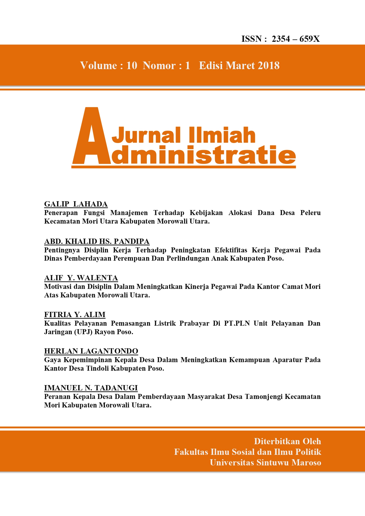 Cover Page