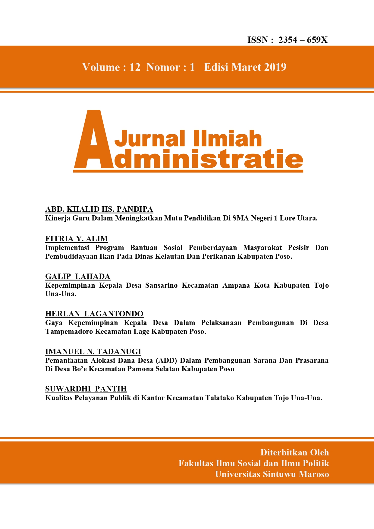 Cover Page