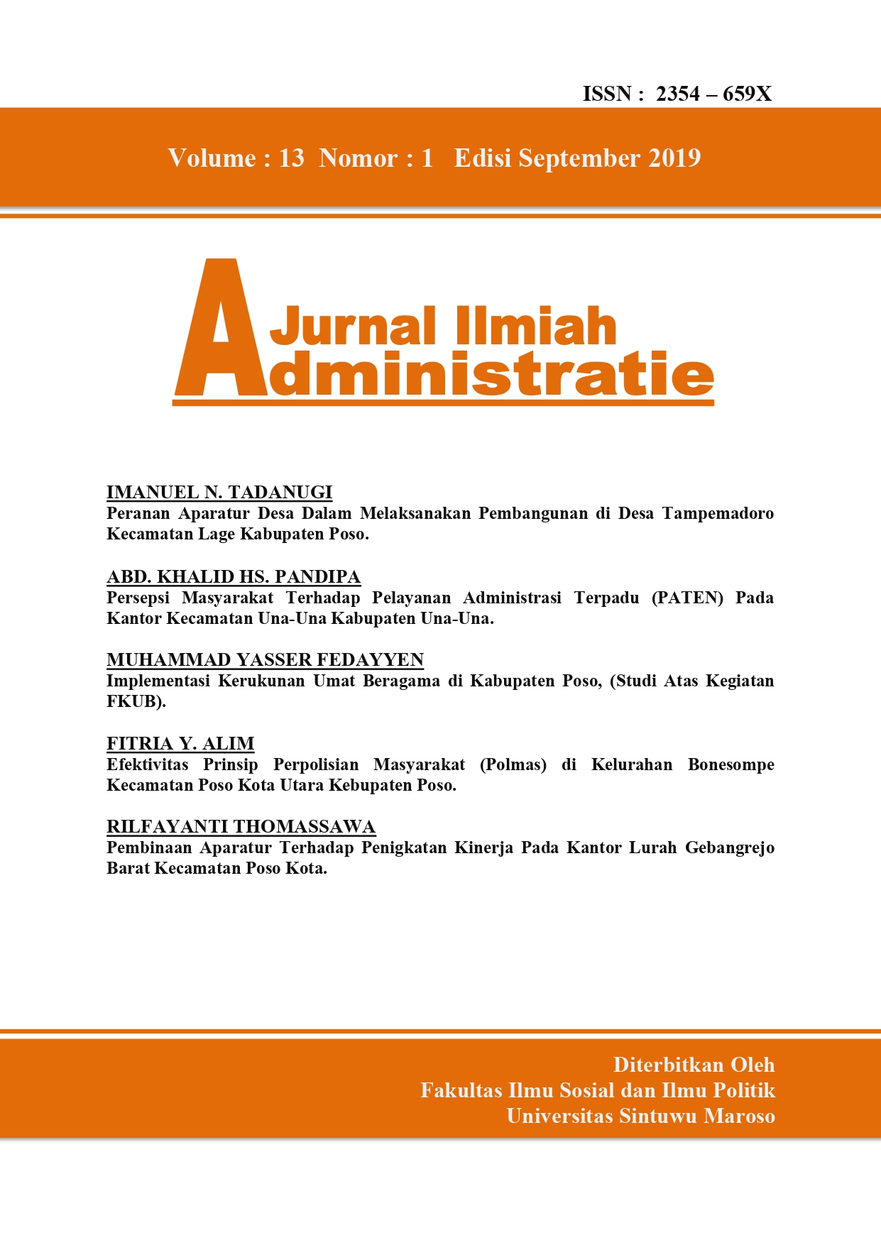 Cover Page