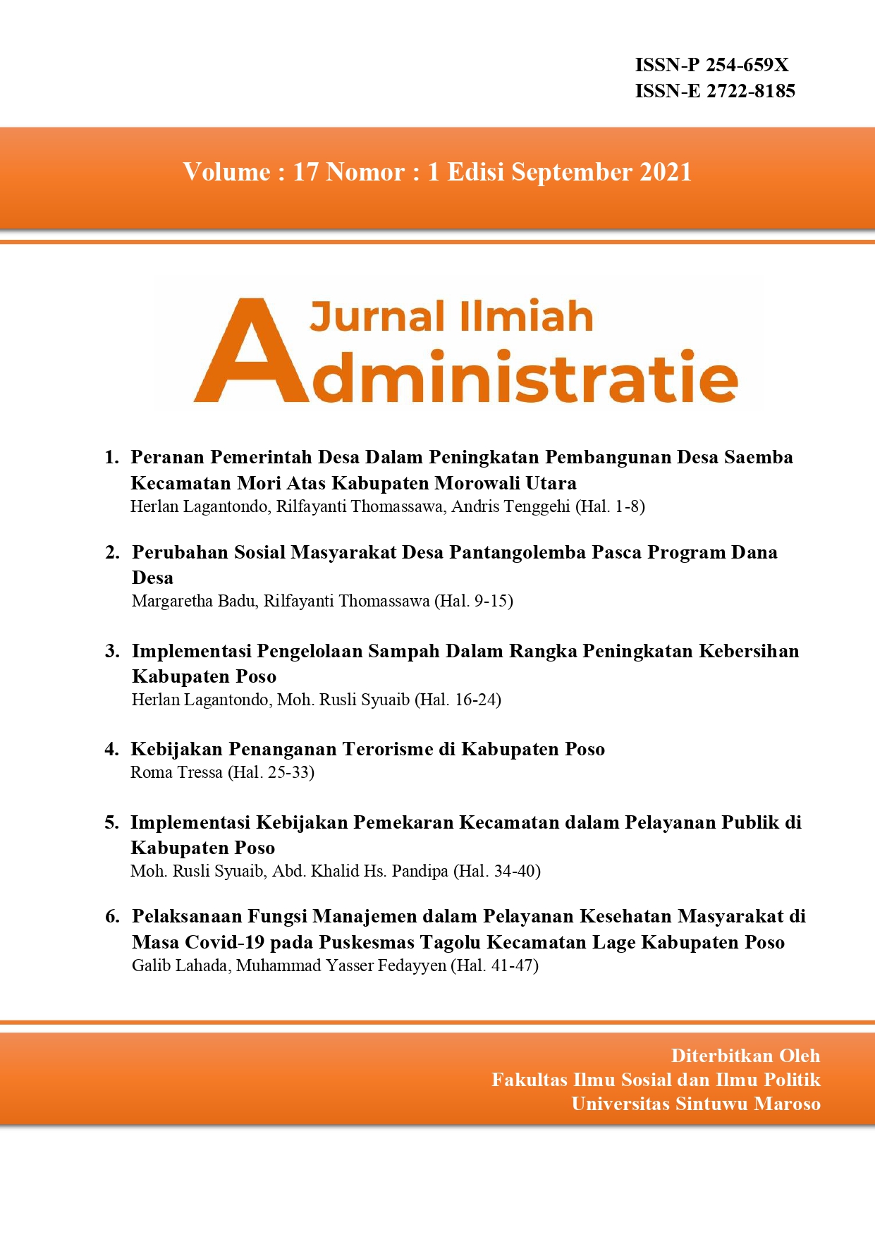 Cover Page