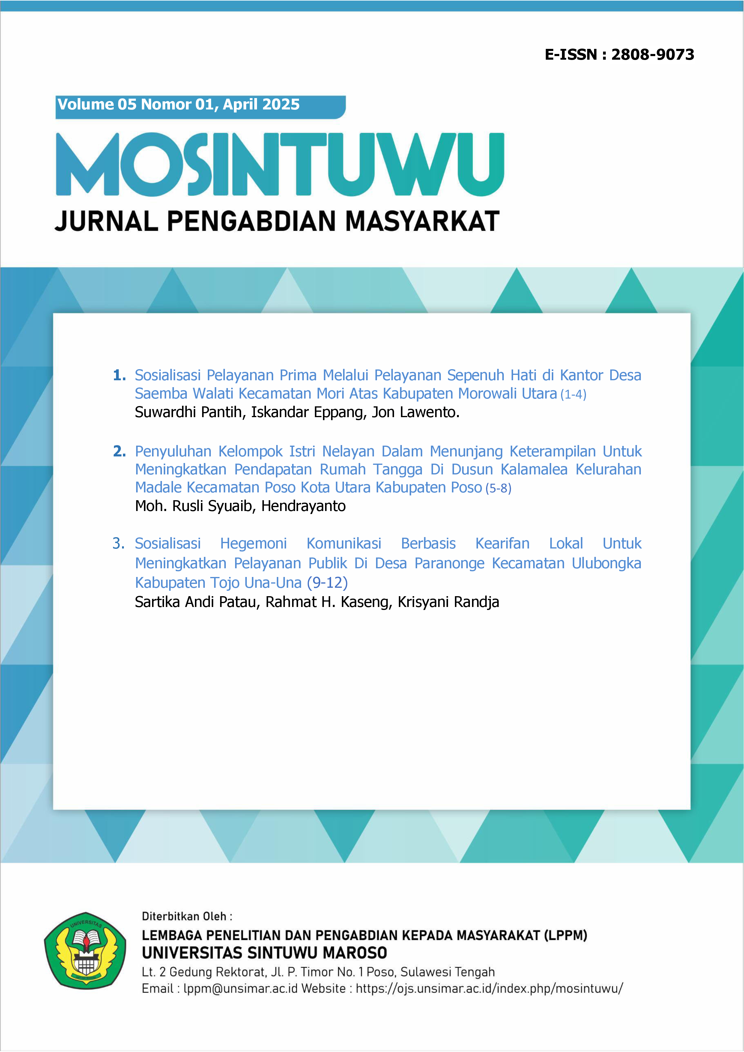 Cover Page