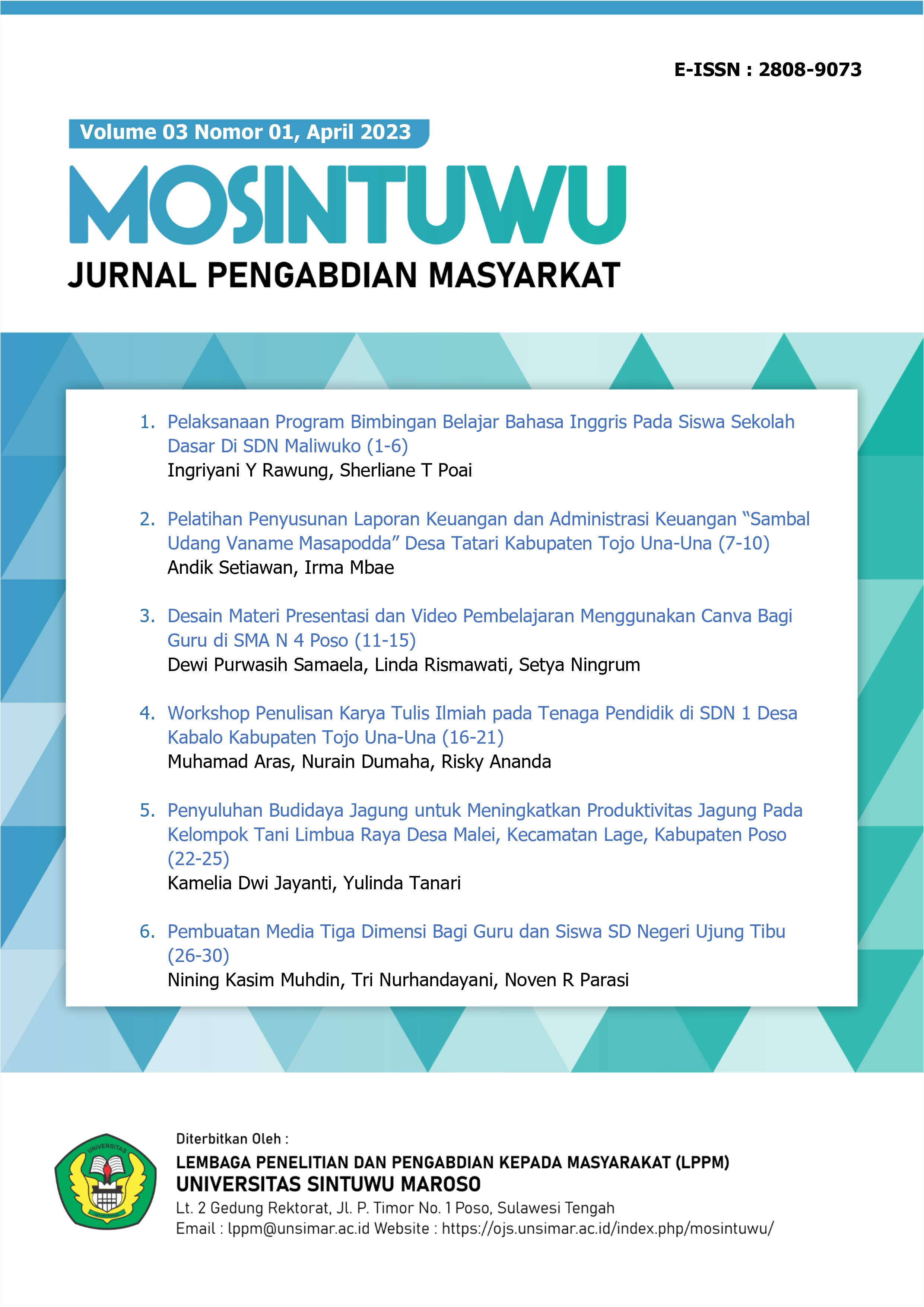 Cover Page